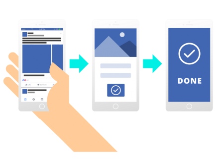 illutration depicting facebook advertising conversion evolution