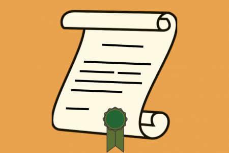 scroll with consulting award for review response